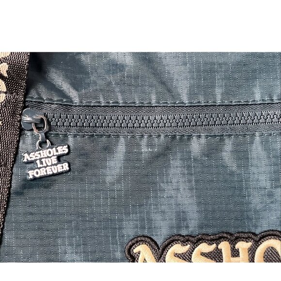 Emotional Baggage Duffel — Teal Travel / Gym Bag, Graphic Strap - Picture 2 of 14
